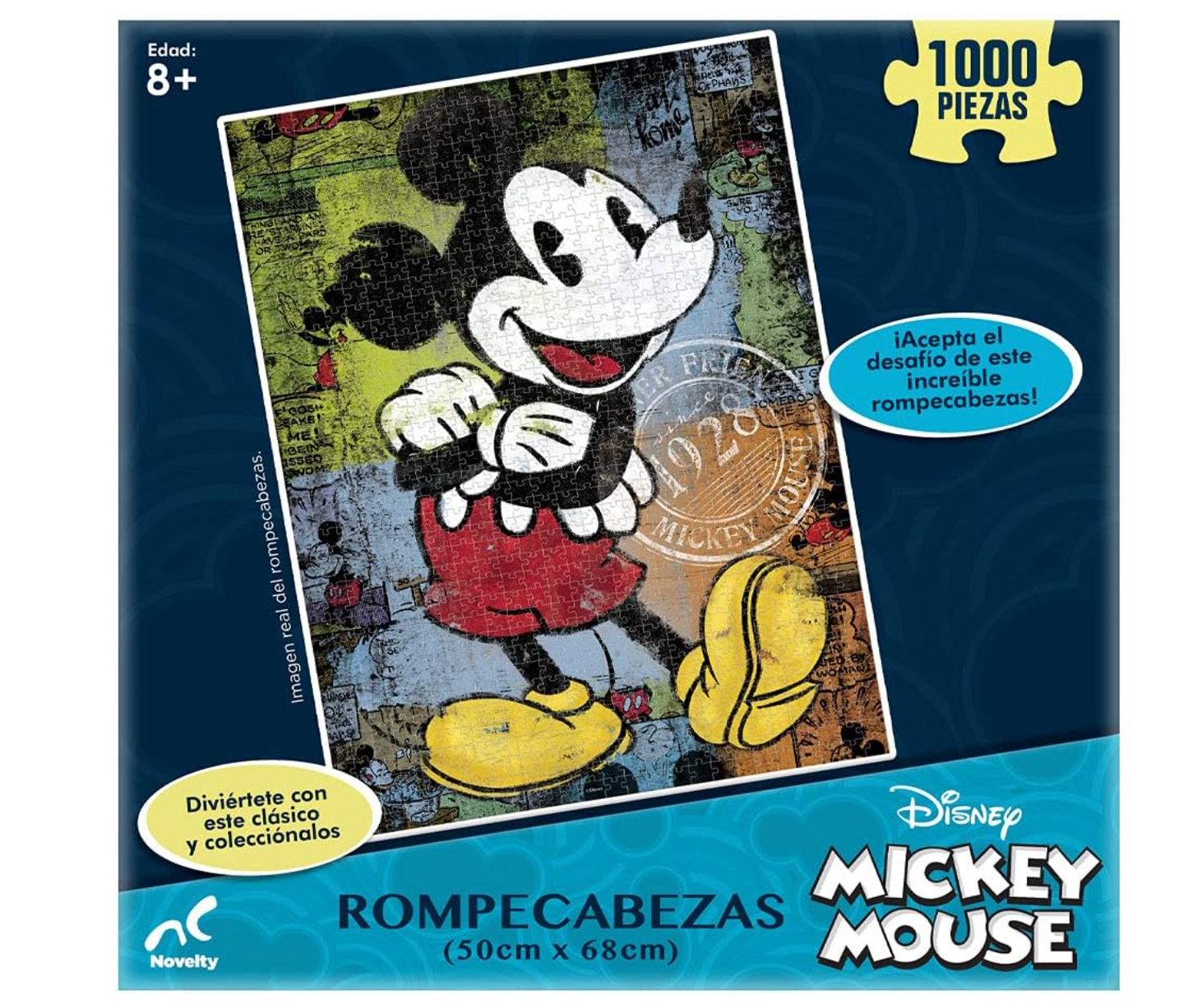Coleccionable Mickey Mouse, 1000 Piezas PORFYDYA