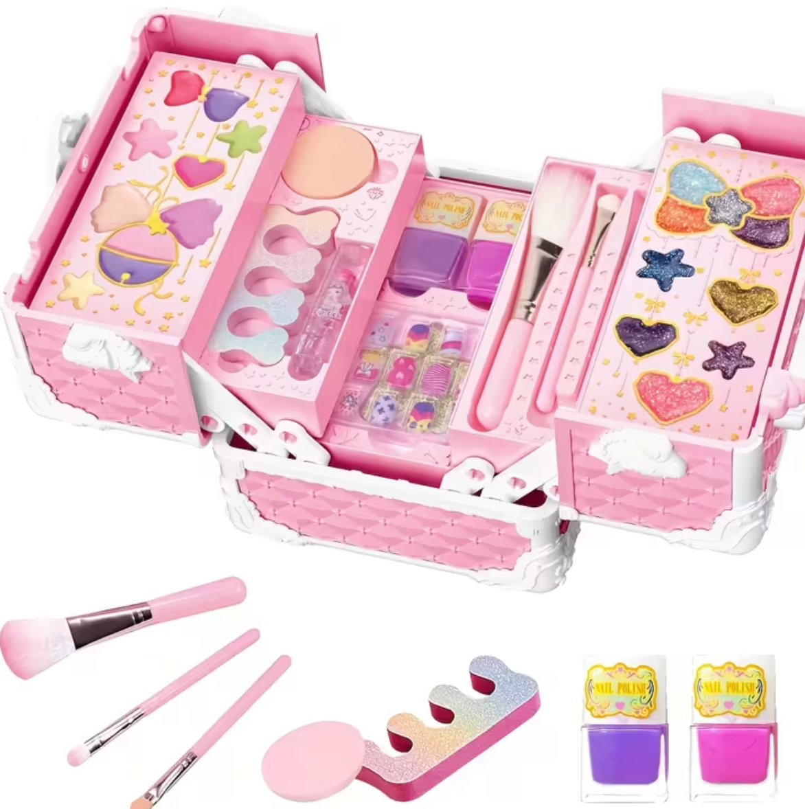 Neceser Rosa con Blaco