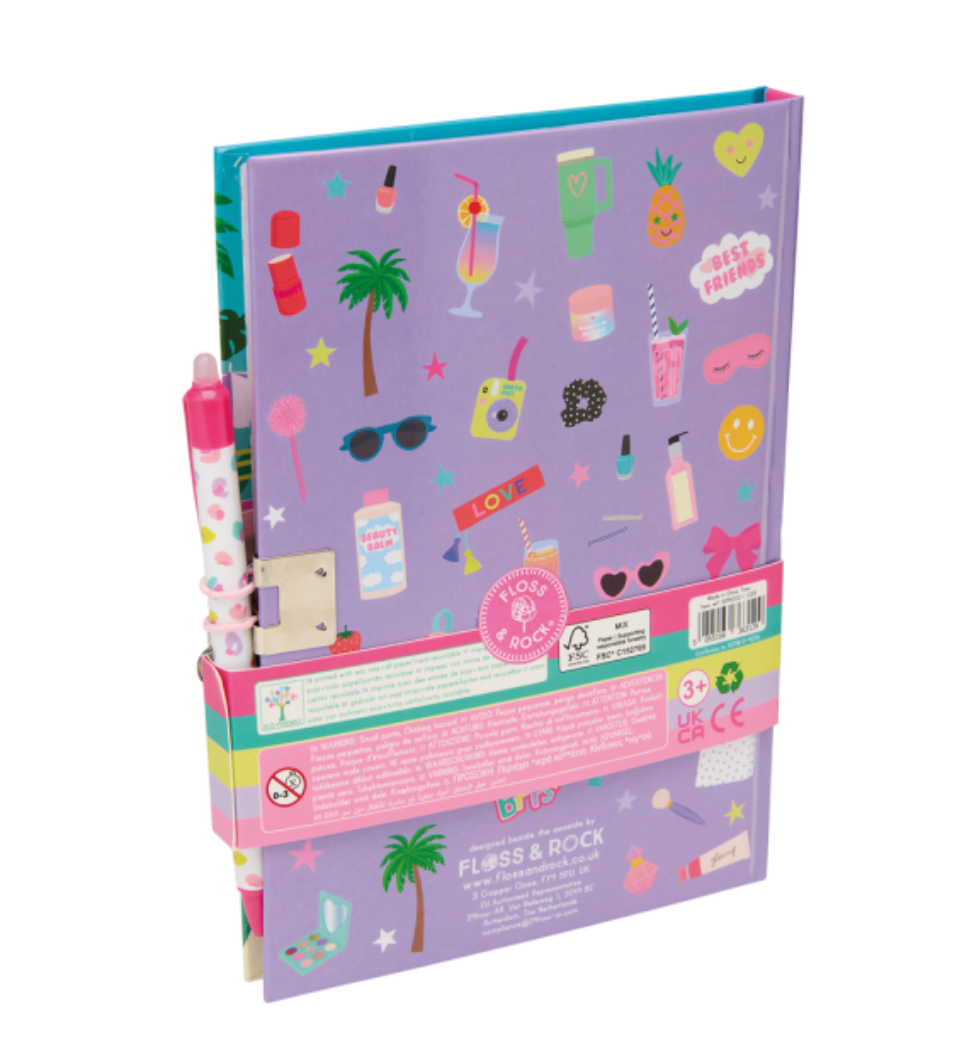 Fashion Friends – Diario y bolígrafo con cerradura