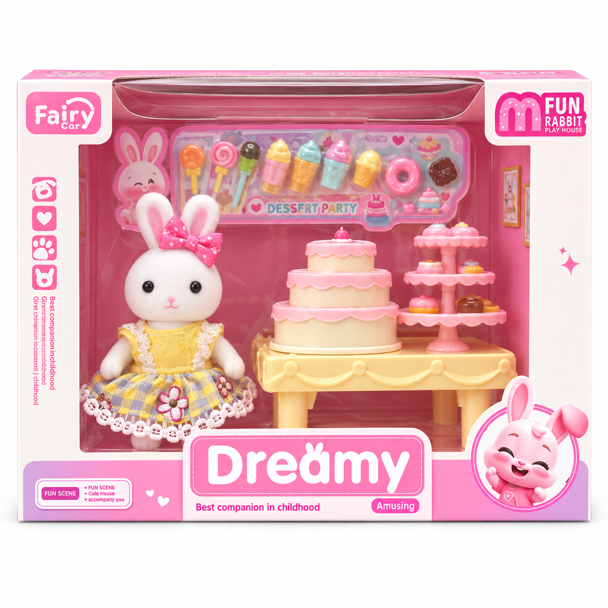 Dreamy Fairy Care - Mesa de Pasteles con Conejo