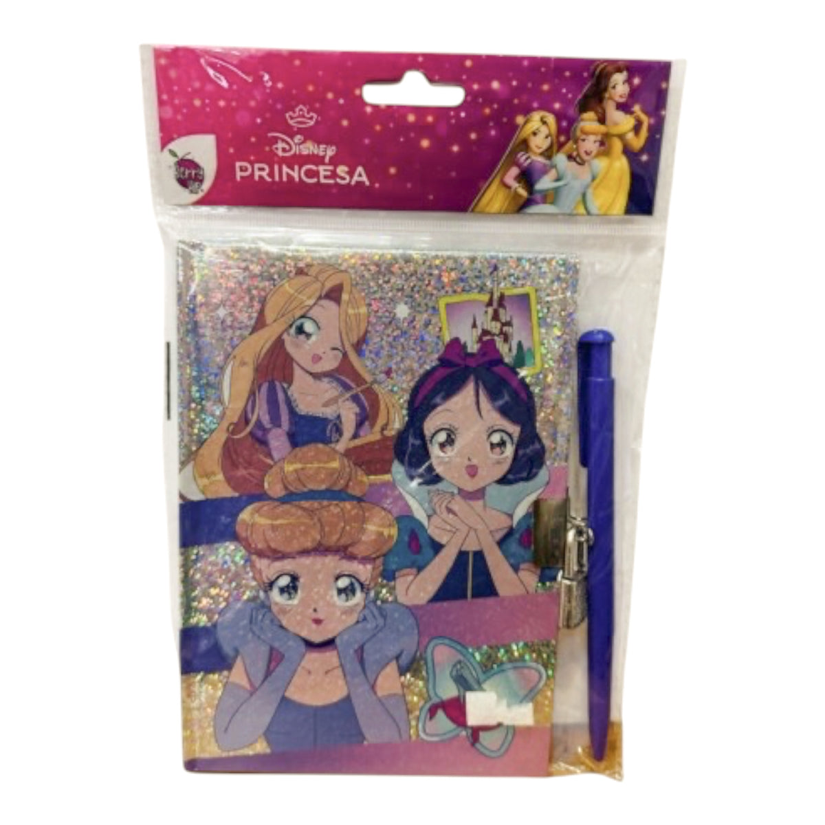 Super Diario Disney Princesa con Candado