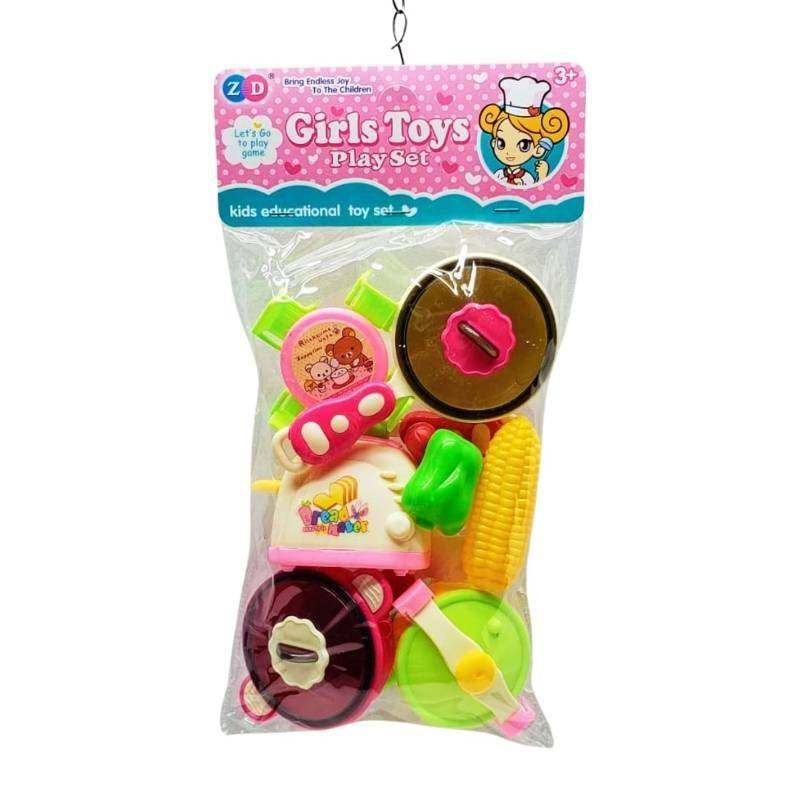 Girls Toys Play Set Cocinita