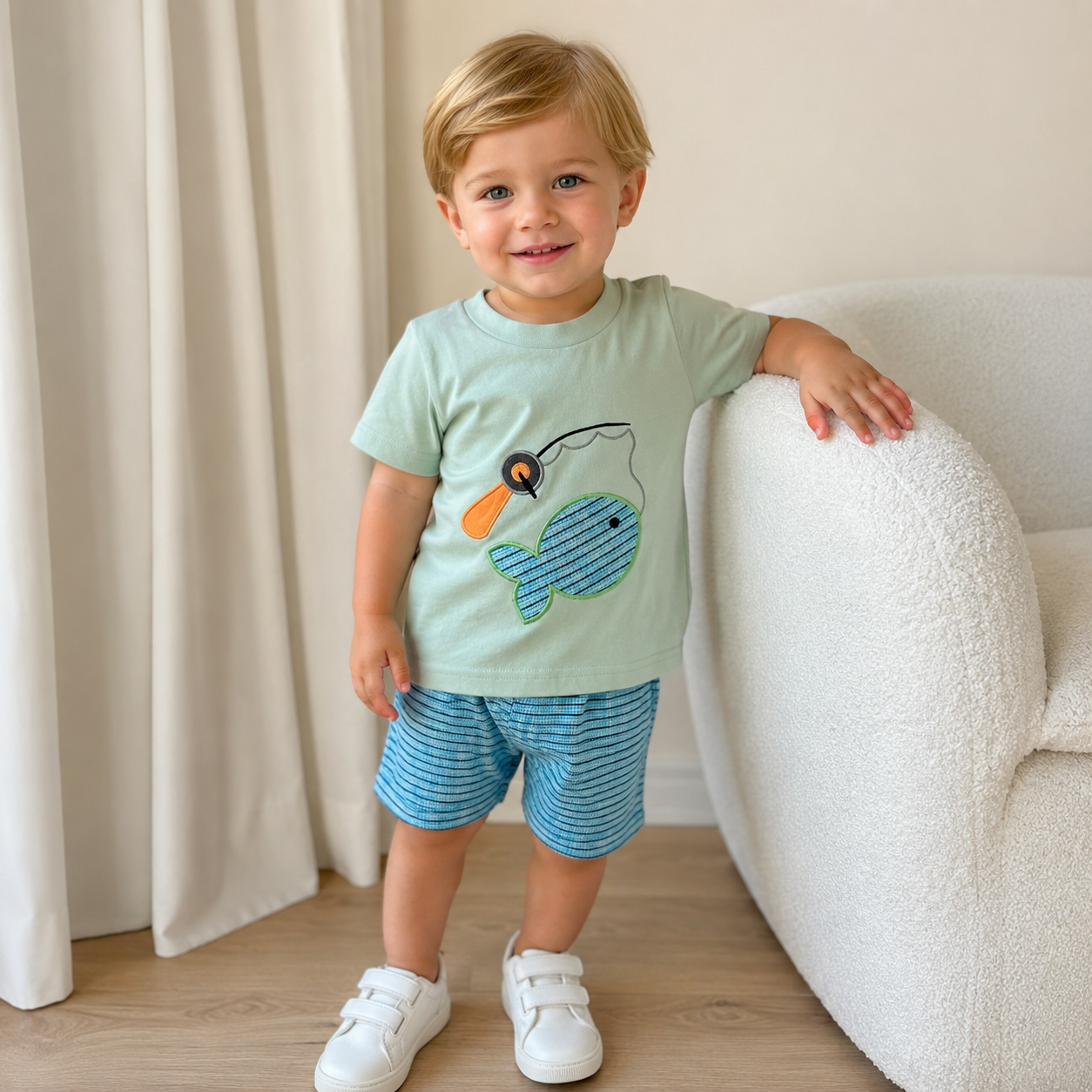 Conjunto de Verano Niño Pescadito