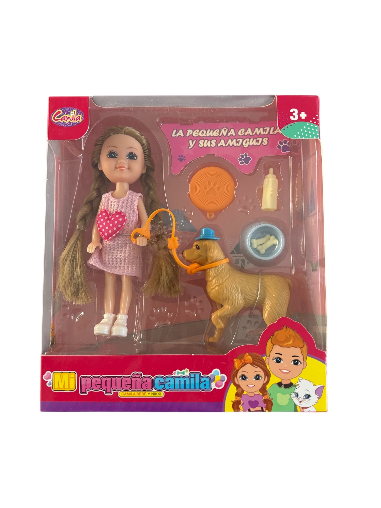 Mi pequeña Camila Con Perrito