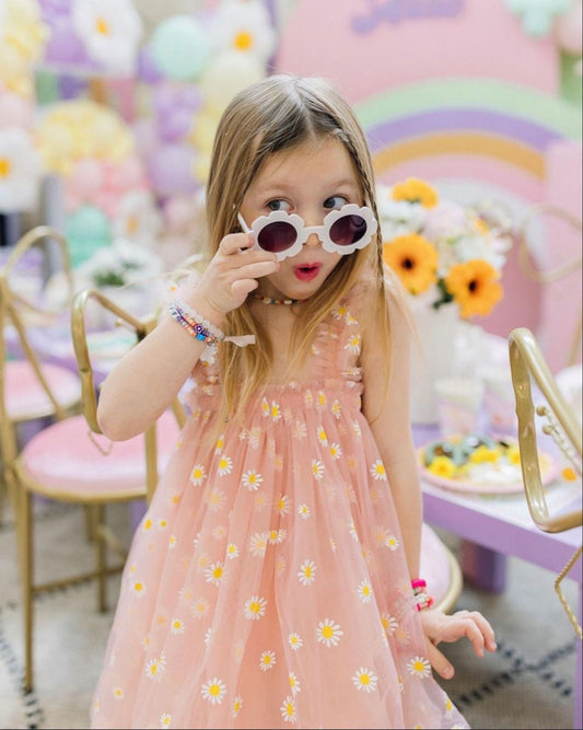 Vestido Tul Flores
