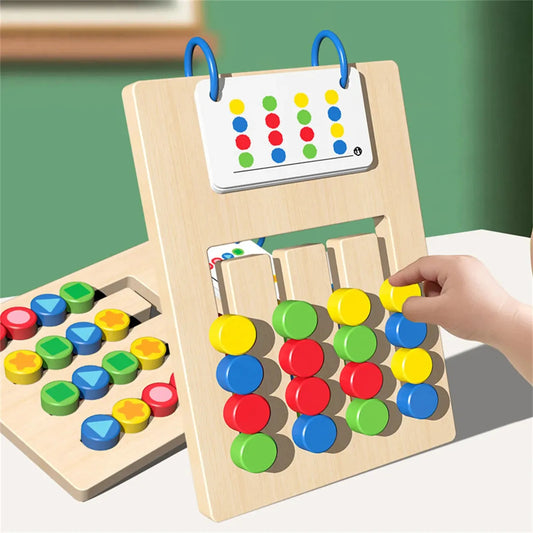 Tablero de Colores y Figuras Doble Cara CHIKY MARKET