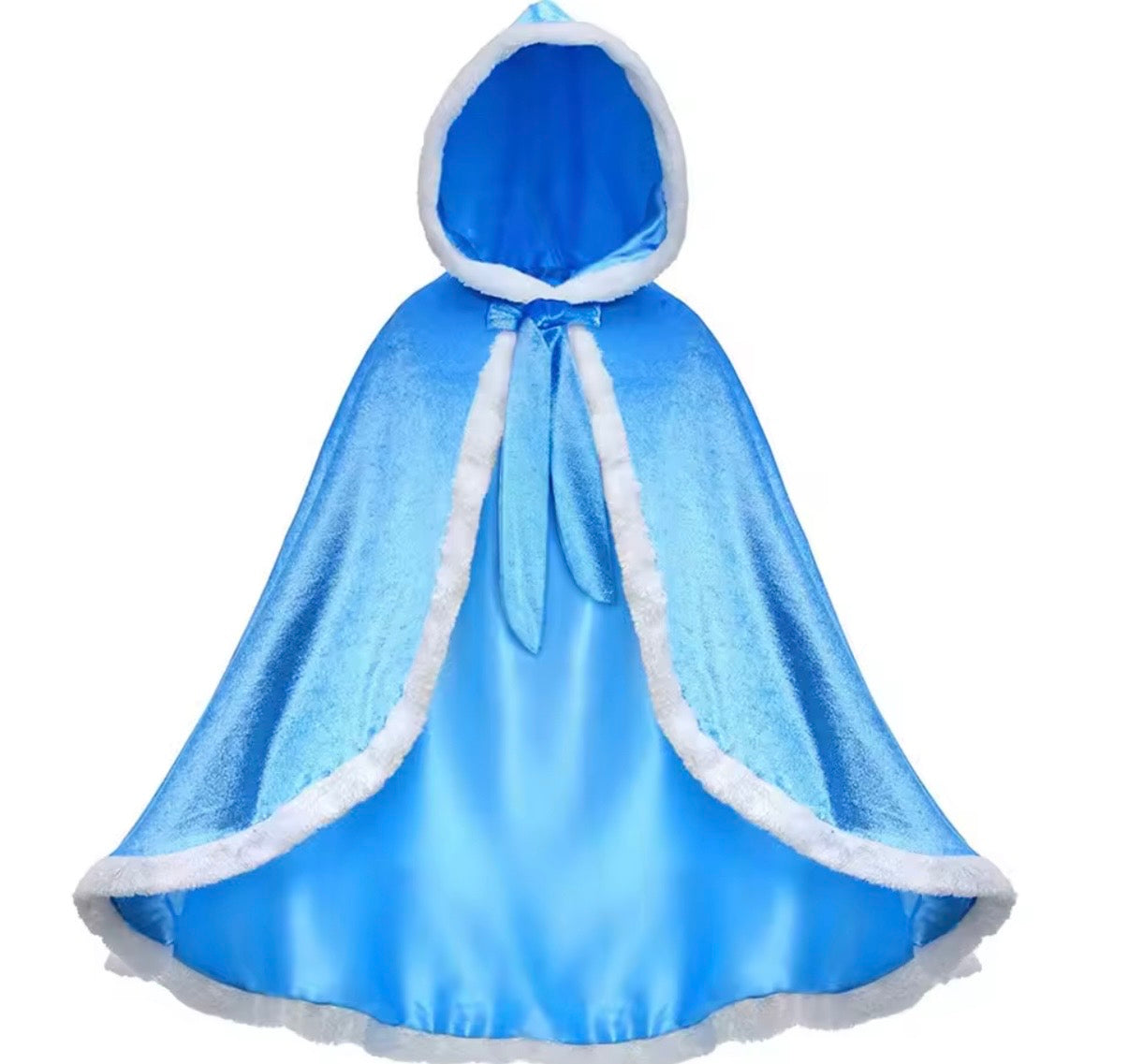 Capa Princesa Azul Terciopelo