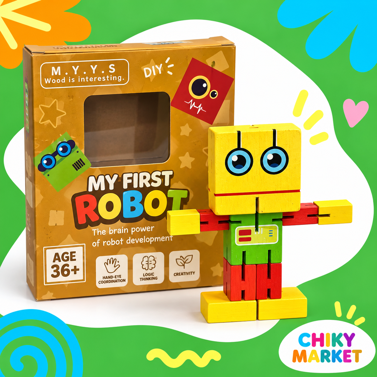 Robot Rompecabezas CHIKY MARKET