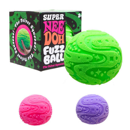 Super NeeDoh Fuzz Ball Velvet Squeeze