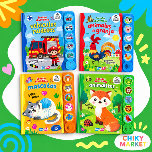 Cuento Pasta Dura Grande Sonidos  CHIKY MARKET