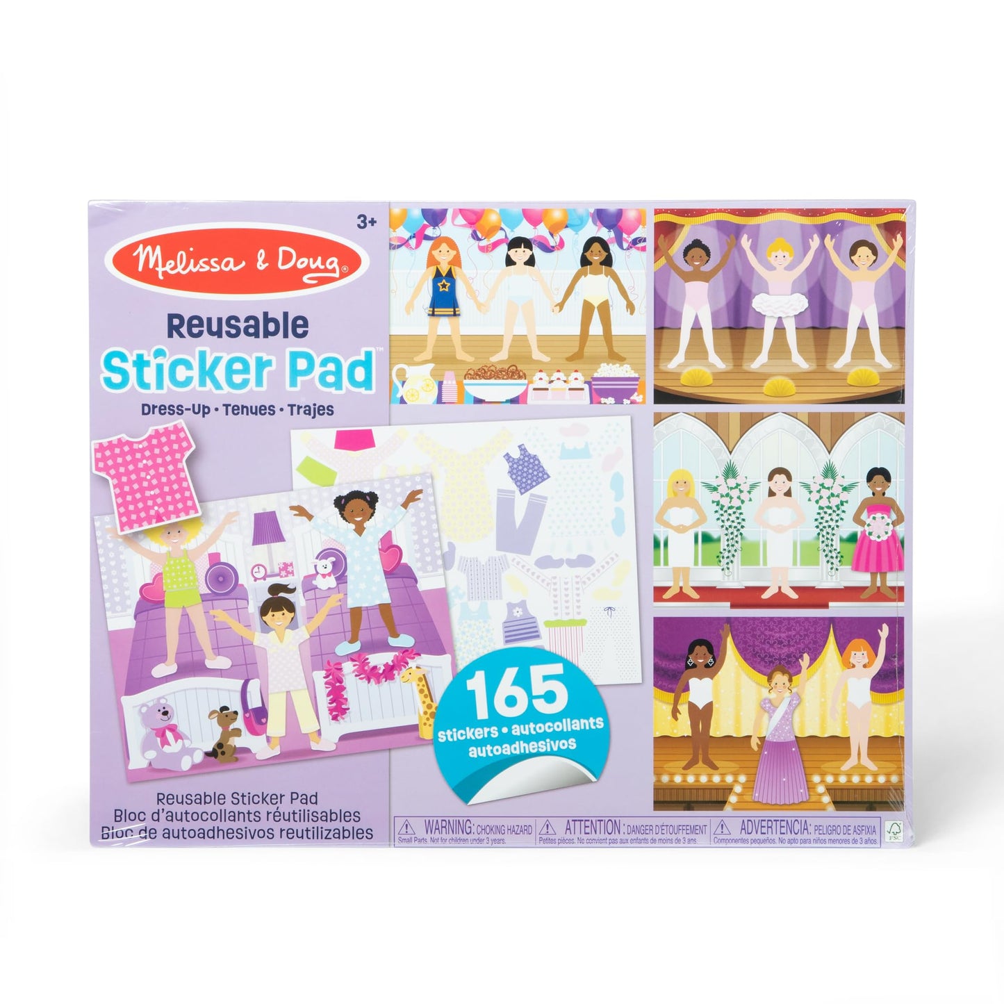 Melissa & Doug Libro de Autoadhesivos, Colección Trajes