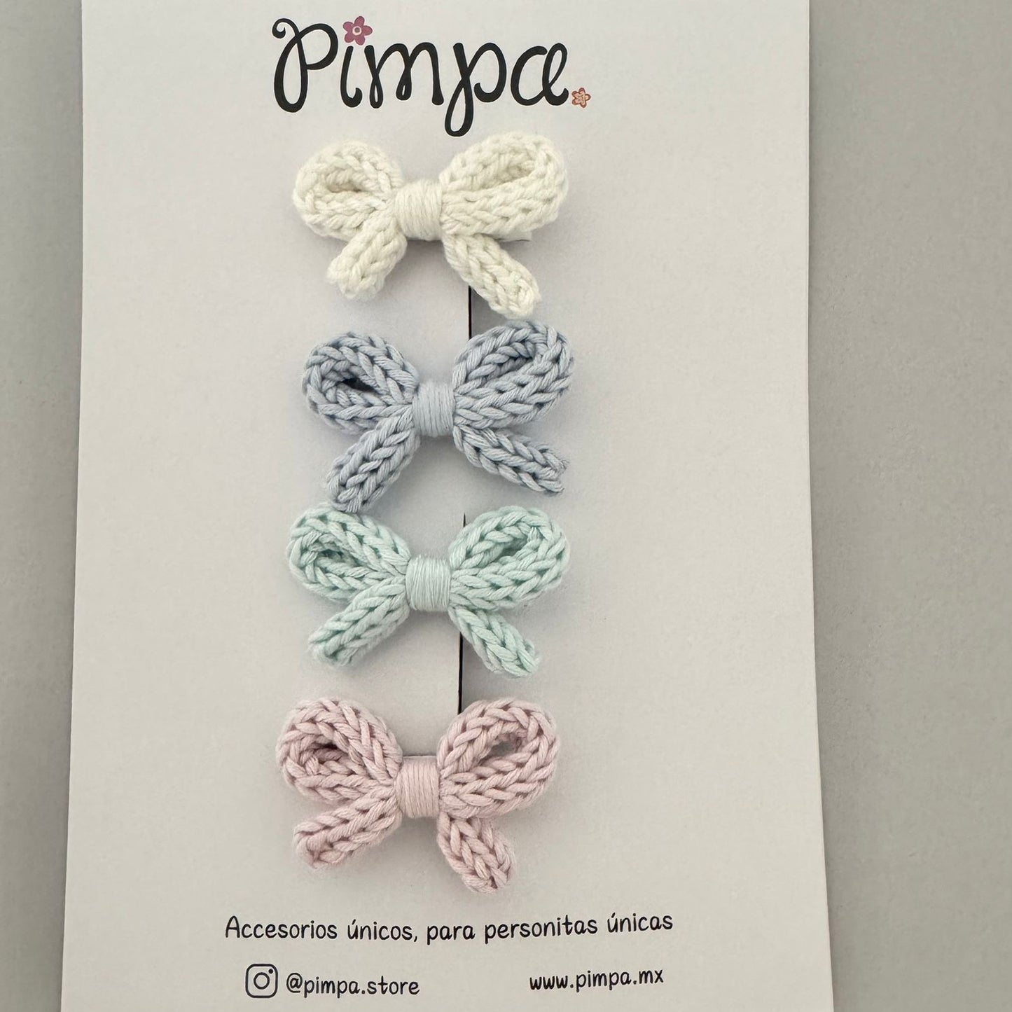 Mini Micaela - set de 4 pincitas 3cm