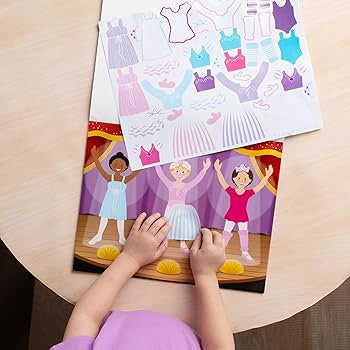Melissa & Doug Libro de Autoadhesivos, Colección Trajes