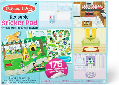 Melissa & Doug Libro de Autoadhesivos, Colección Play House