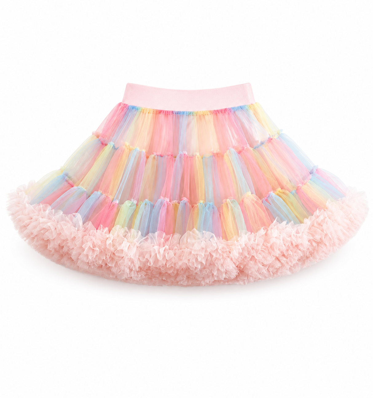 Vestido Tutú de Princesa Colorido Rosa