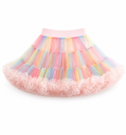 Vestido Tutú de Princesa Colorido Rosa