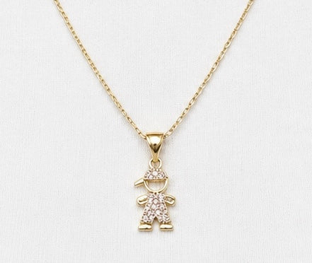 Collar niño - oro laminado 14k