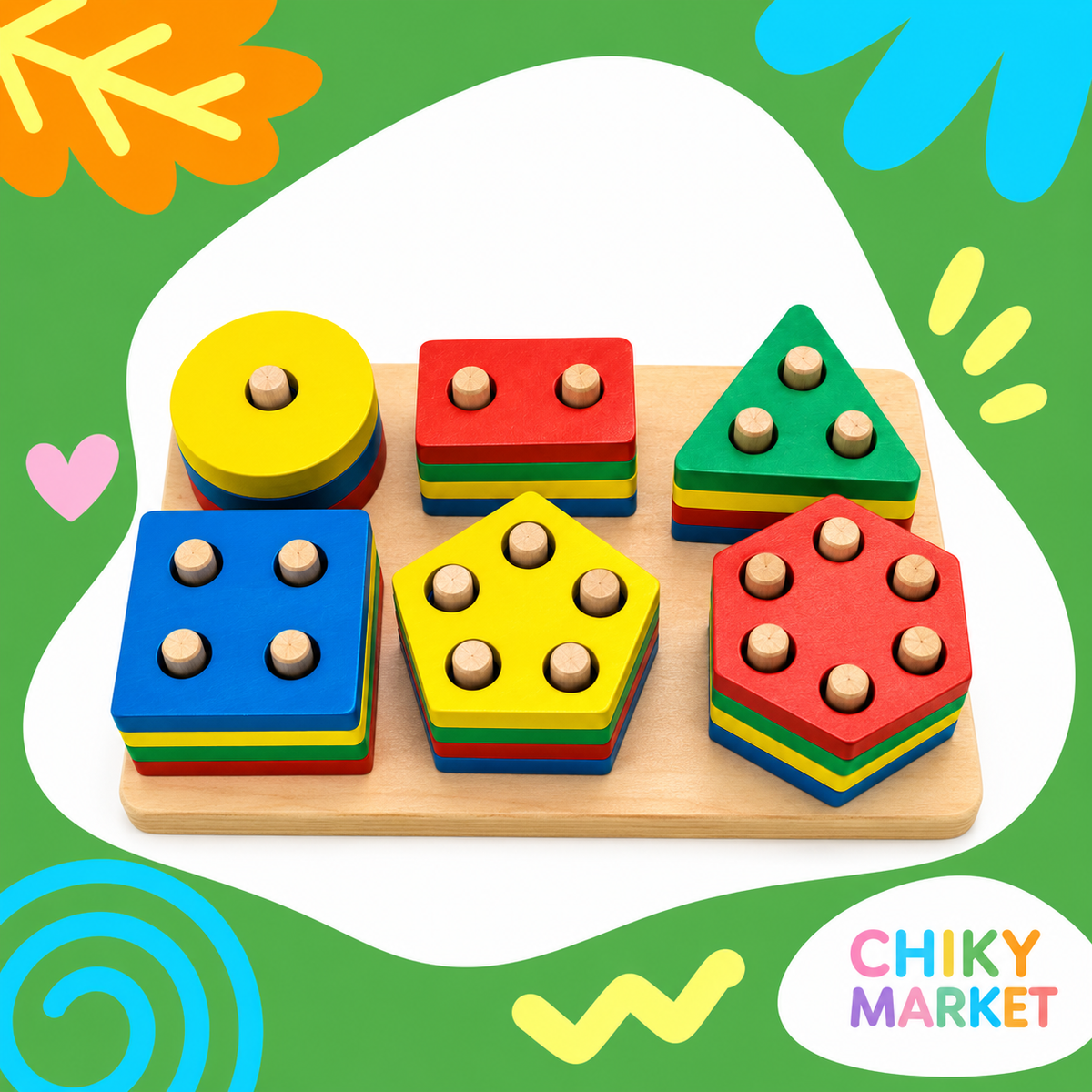 Apilador 6 Torres CHIKY MARKET