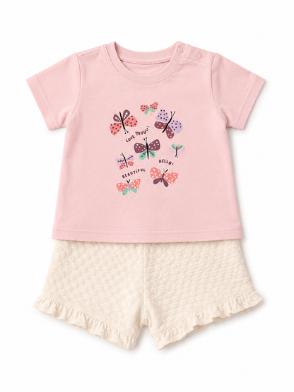 Conjunto Niña Mariposas