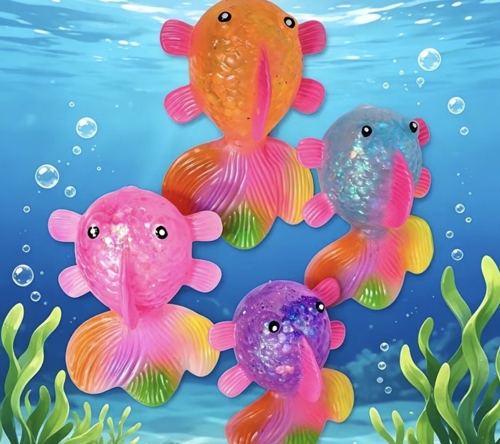 Pececito Squishy de Apretar Colores