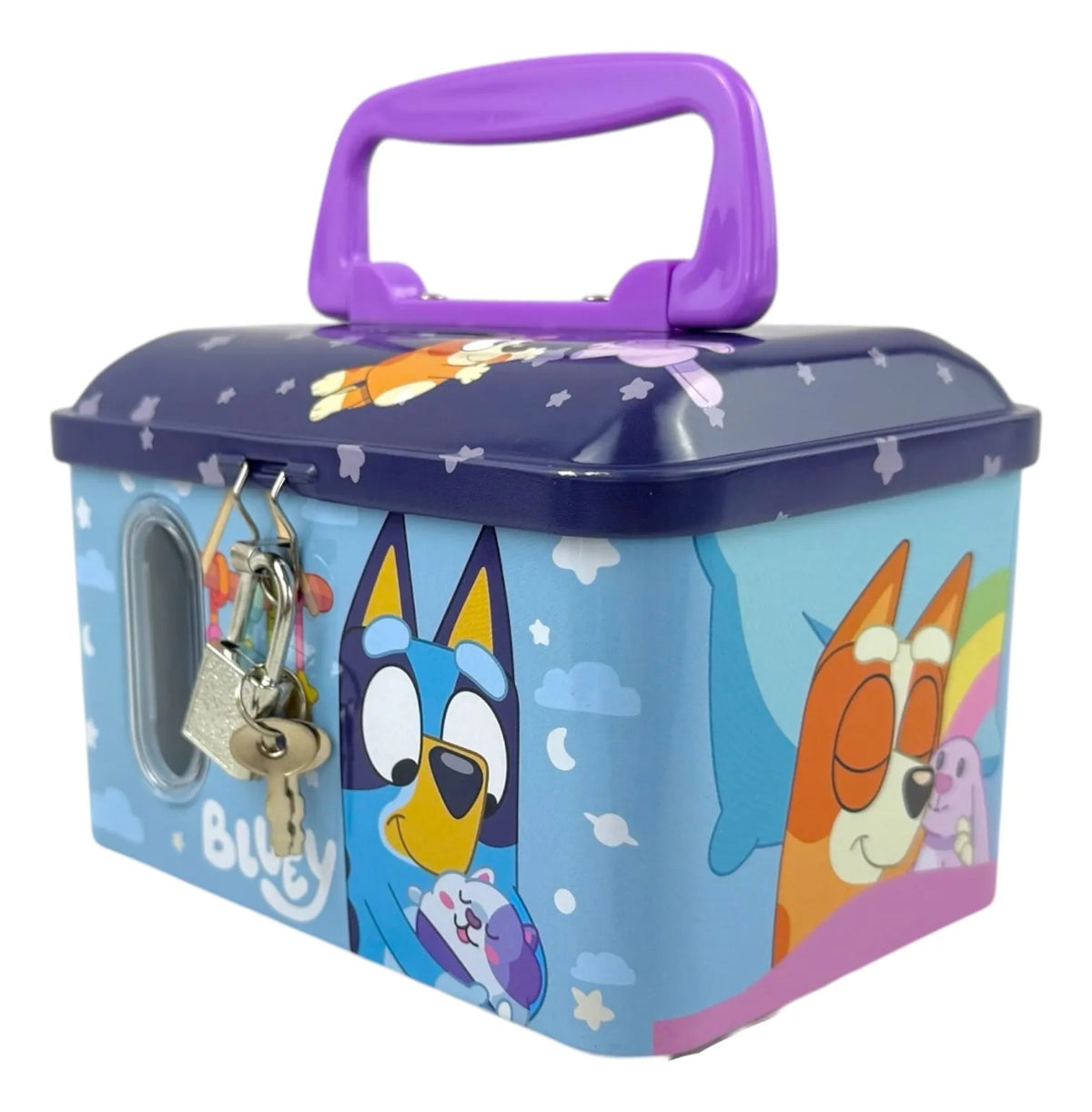 Alcancía Metálica Bluey con Candado