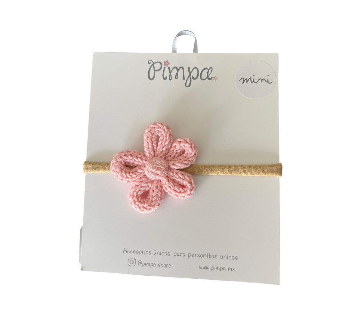 Emma - Bandita soft baby con moñito tejido