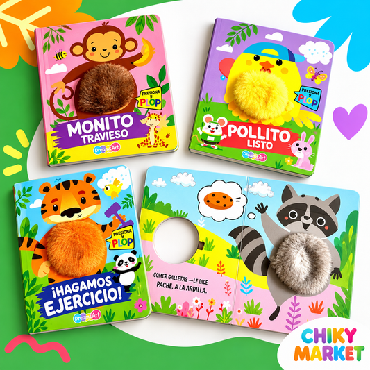 Cuento con Boton Chillon CHIKY MARKET