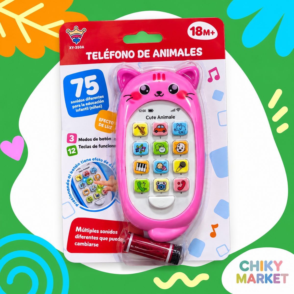 Celular Interactivo Con Pilas CHIKY MARKET