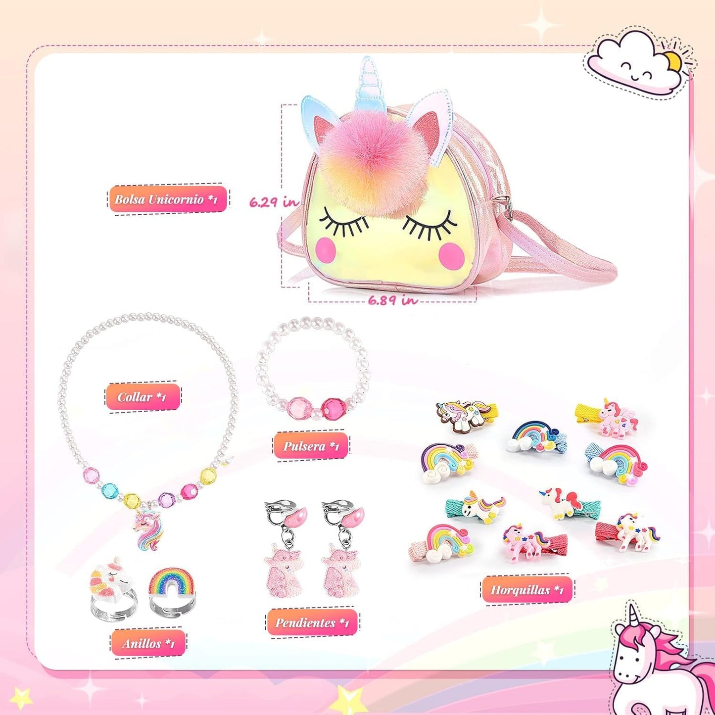 Bolso Unicornio Tornasol