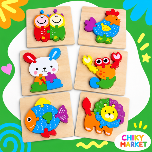 Rompecabezas Principiantes 3D CHIKY MARKET