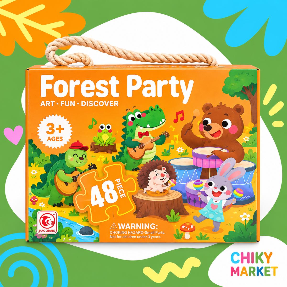 Rompecabezas Jumbo 48 Fun Lab  Piezas CHIKY MARKET