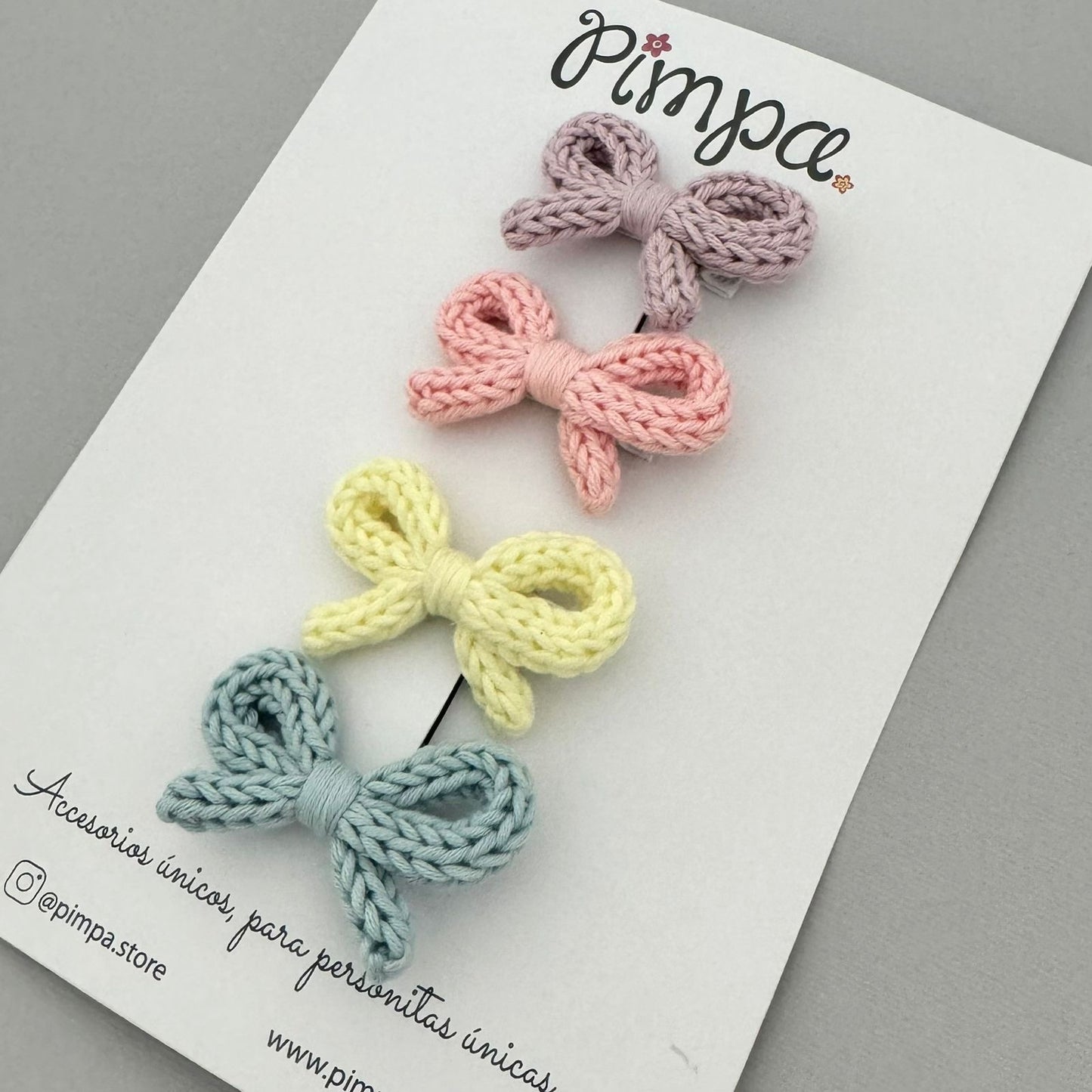 Mini Micaela - set de 4 pincitas 3cm