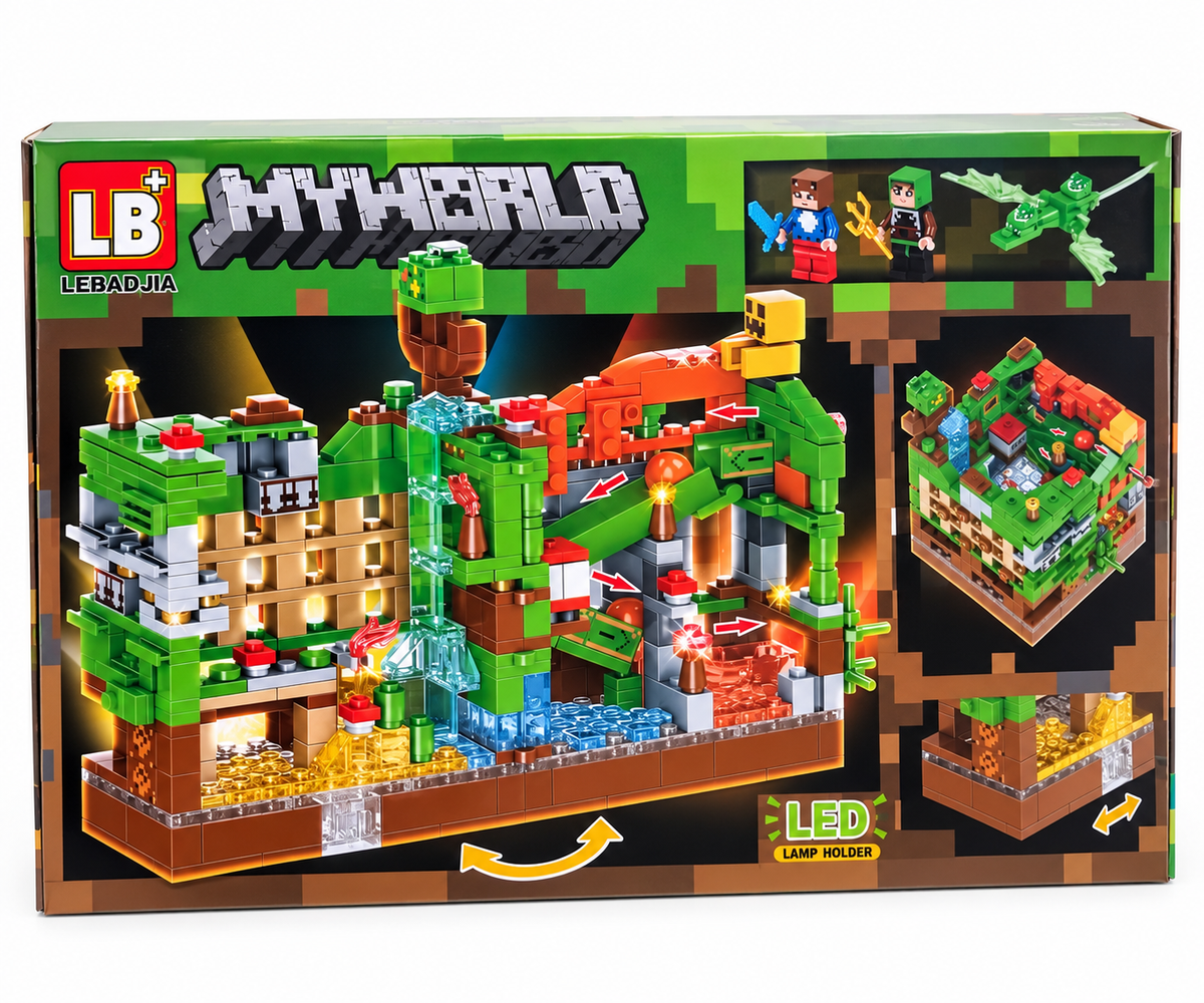 LB+ MyWorld Set de Construcción con Luz LED