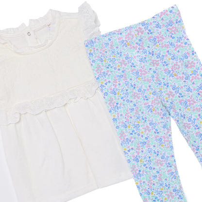 Conjunto de NIña Florecita Fialia