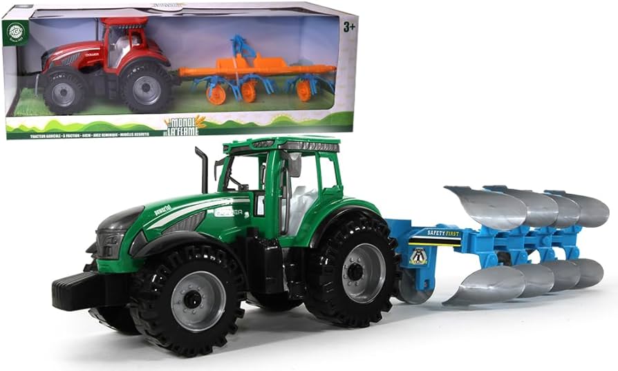 Tractor Granjero con Arado