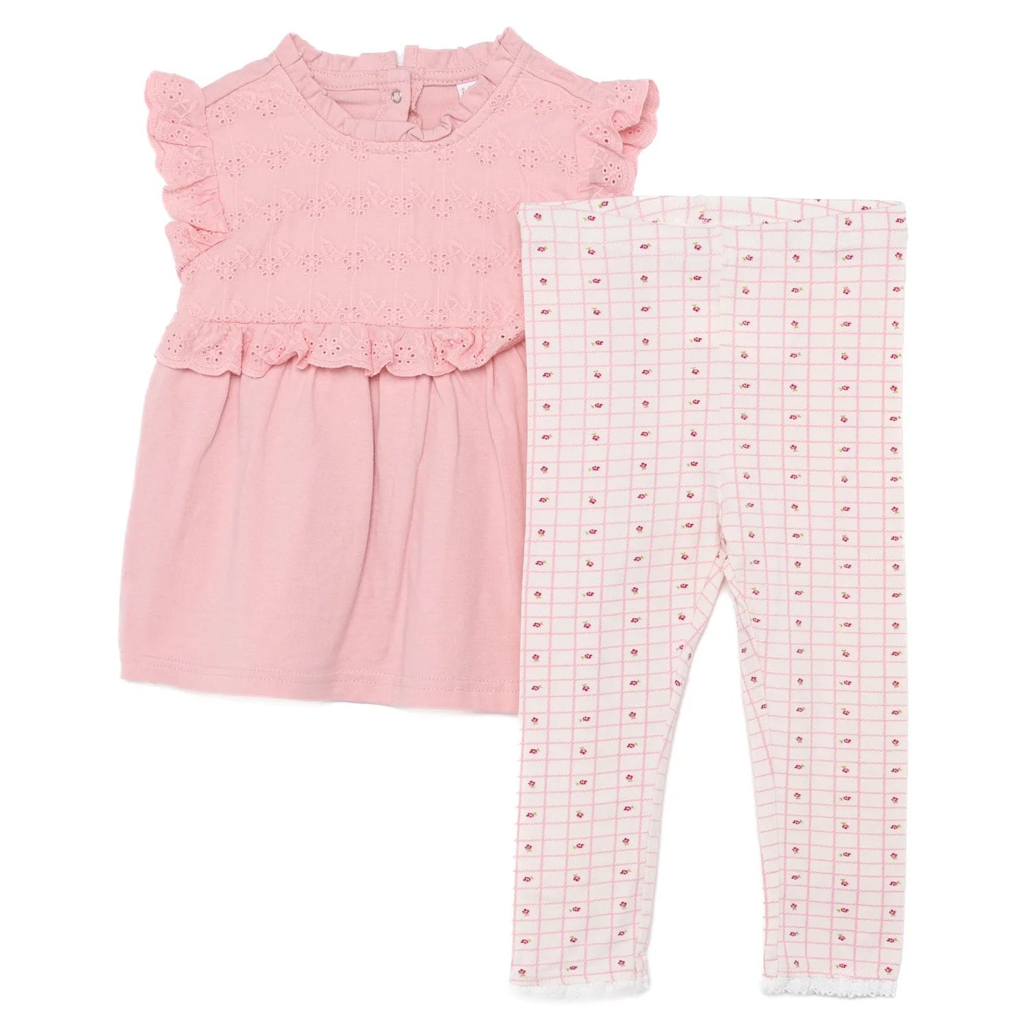 Conjunto de NIña Florecita Fania