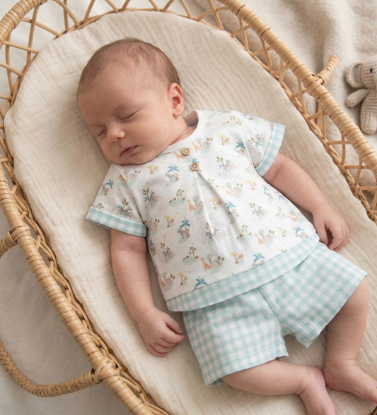 Conjunto Pantalón Manga Corta Niño Aventura BABIDU