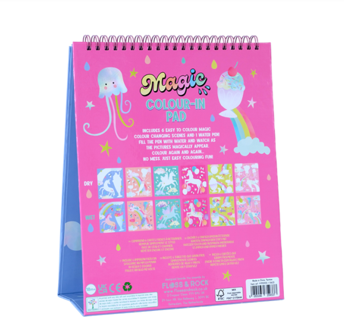 Libreta Mágica Reutilizable Pinta con Agua, Fantasía