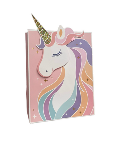 Bolsa de Regalo Unicornio con Cuerno