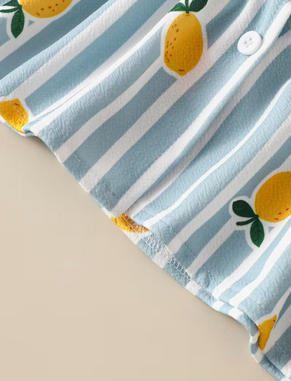 Vestido de Verano Estampado Limones