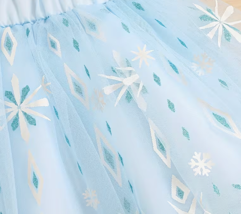 Falda de Tul Azul Hielo