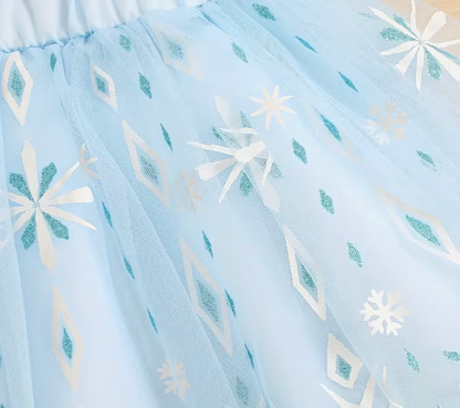 Falda de Tul Azul Hielo
