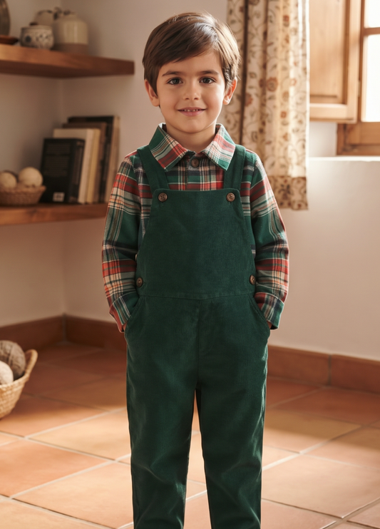 Conjunto de Pana Cuadros Niño