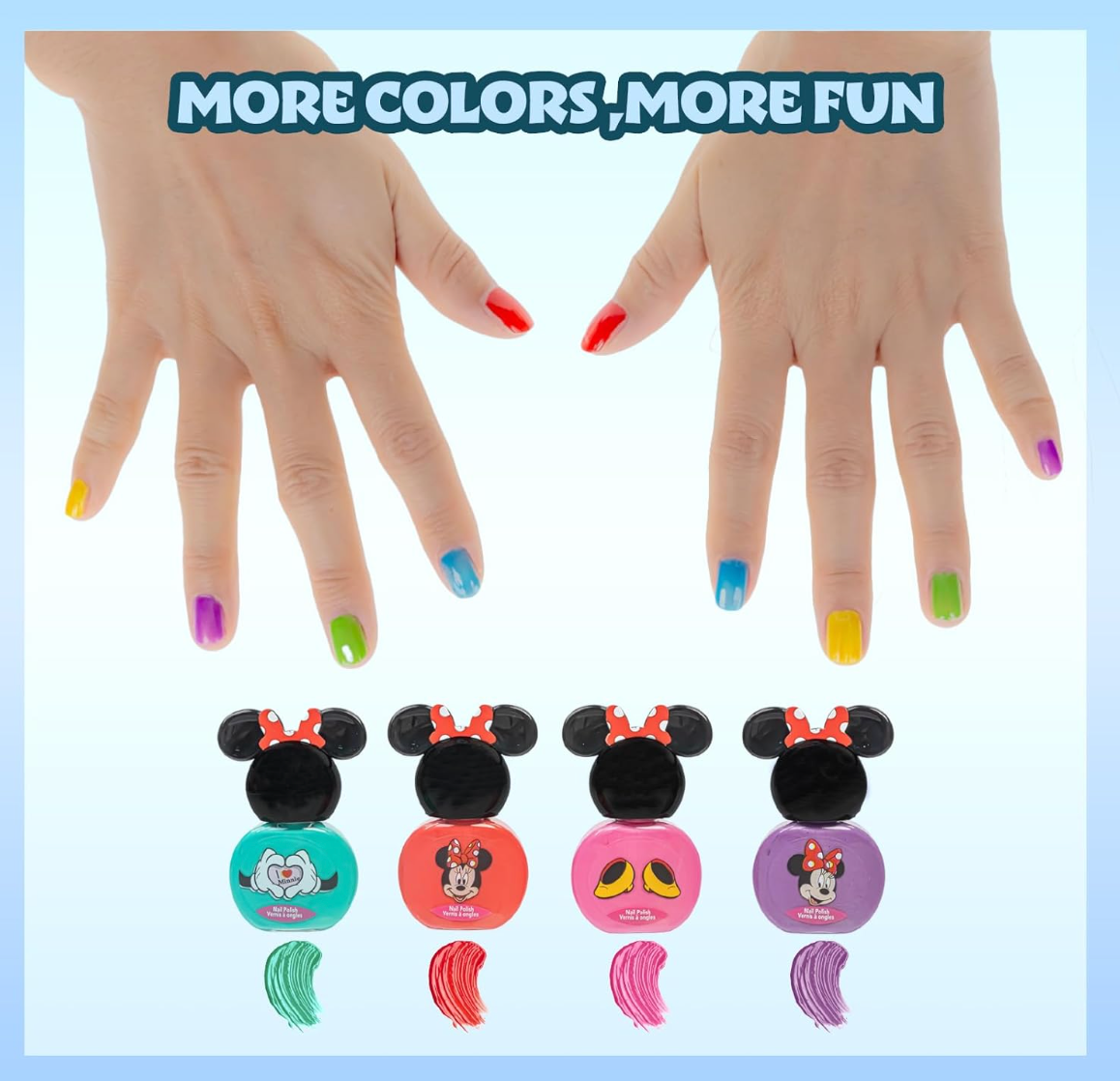 Townley Girl Disney Minnie Mouse - Juego de Maquillaje PORFYDYA