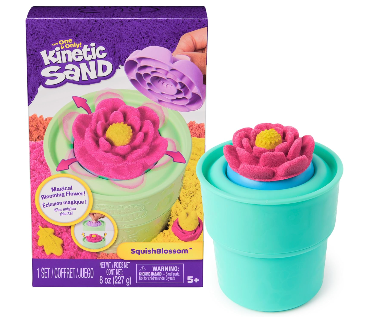 Kinetic Sand, Flor Abierta SquishBlossom PORFYDYA