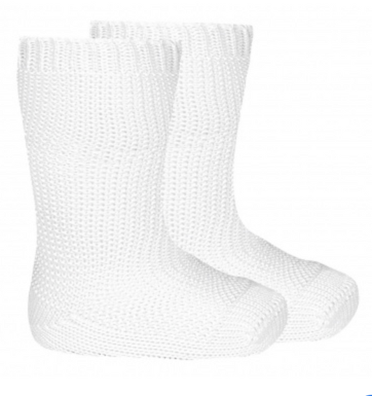Calcetines altos punto bobo Cava