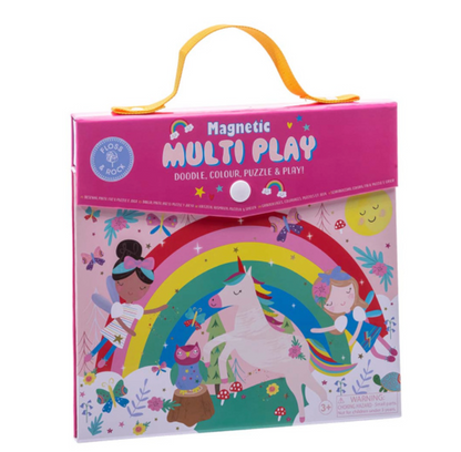 Escenarios Magnéticos Multi Juego 4 en 1 – Hadas & Arcoíris