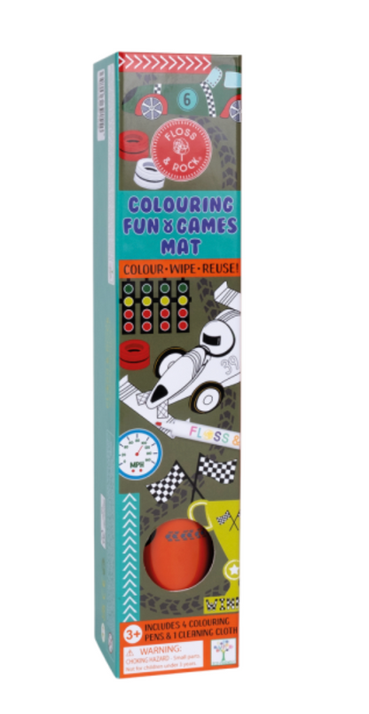 Tapete Reutilizable para Colorear – Autos