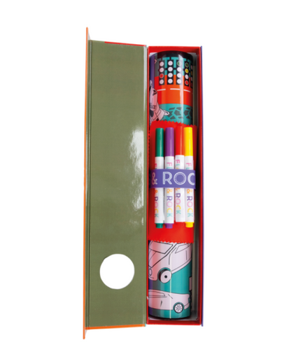 Tapete Reutilizable para Colorear – Autos