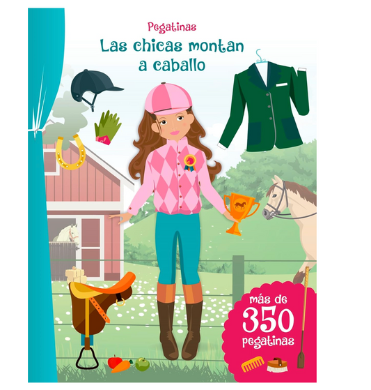 Pegatinas Montan a Caballo